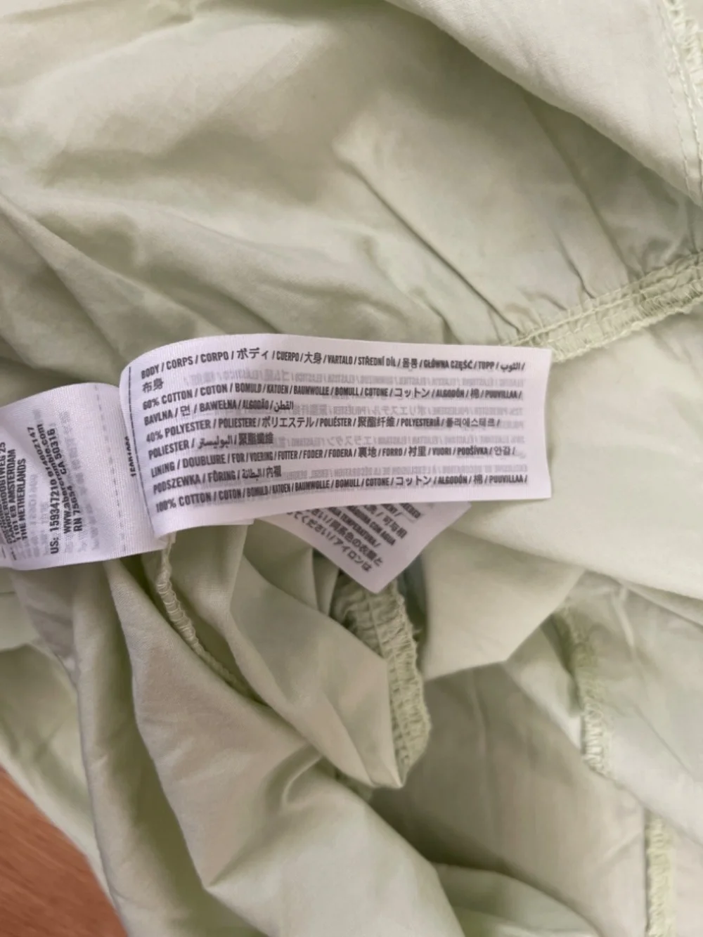 Abercrombie & Fitch Light Green Smocked Sleeveless Tiered Maxi Dress Size Medium - Picture 15 of 15